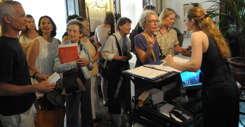 senior students attending our Italian course