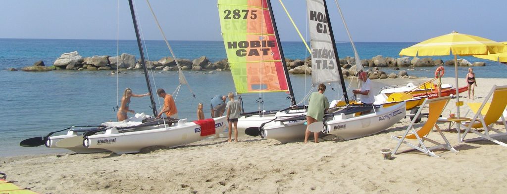 catamaran sailing lessons in Tropea